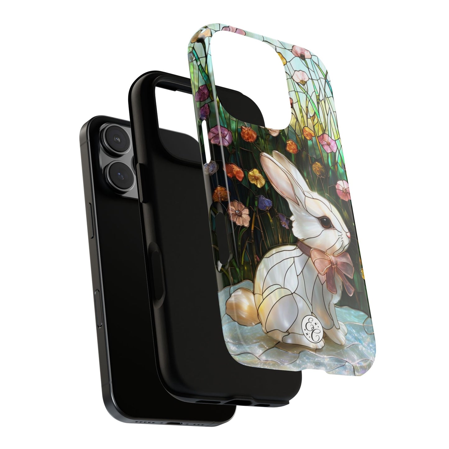 Easter Rabbit Stained Glass Tough Phone Case