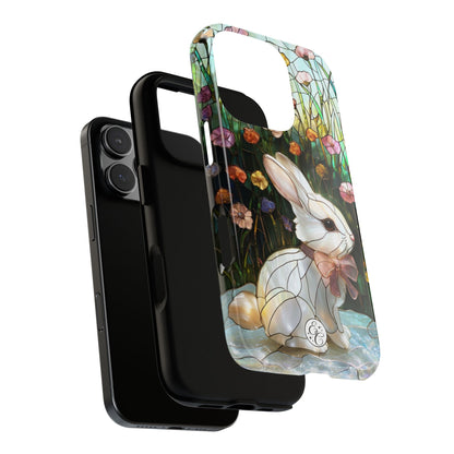 Easter Rabbit Stained Glass Tough Phone Case