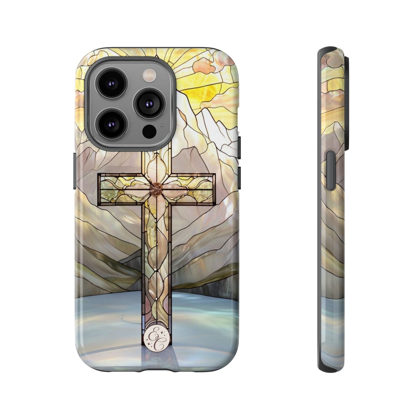 Stained Glass Cross Tough Phone Case