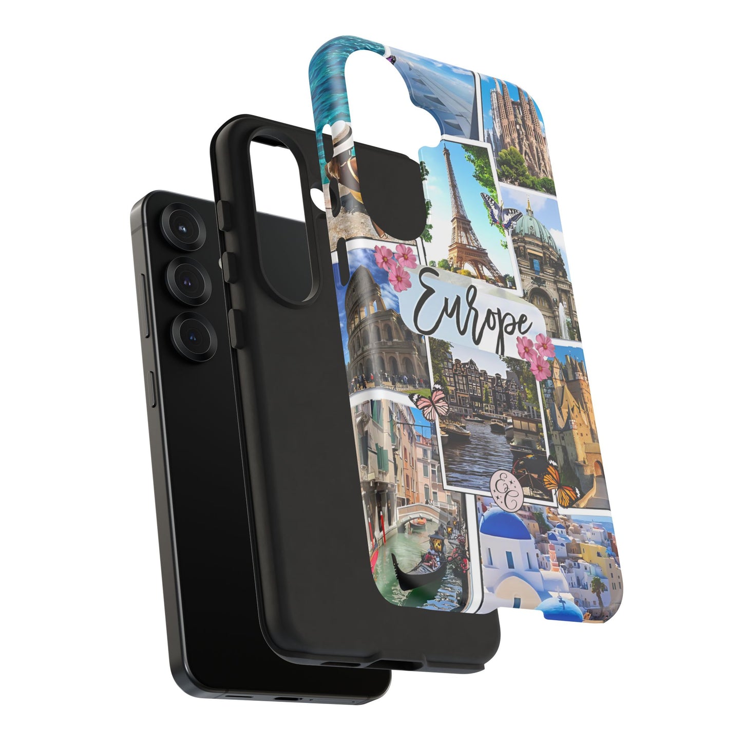 Europe Travel Collage Tough Phone Case
