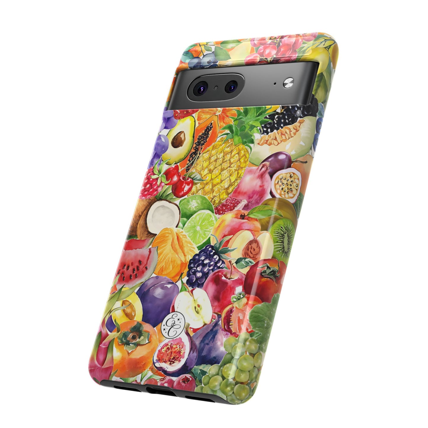 Colorful Fruits Collage Tough Phone Case