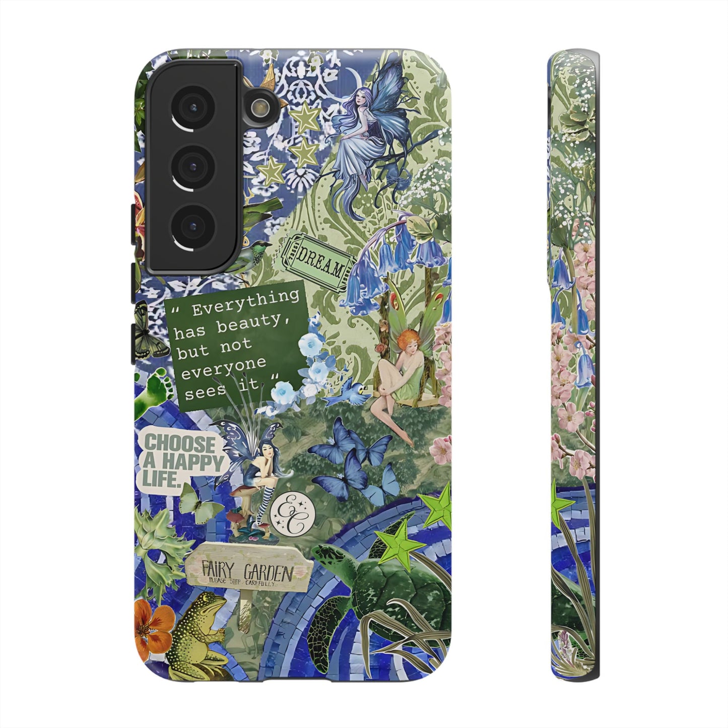 Fairy Garden Collage Tough Phone Case