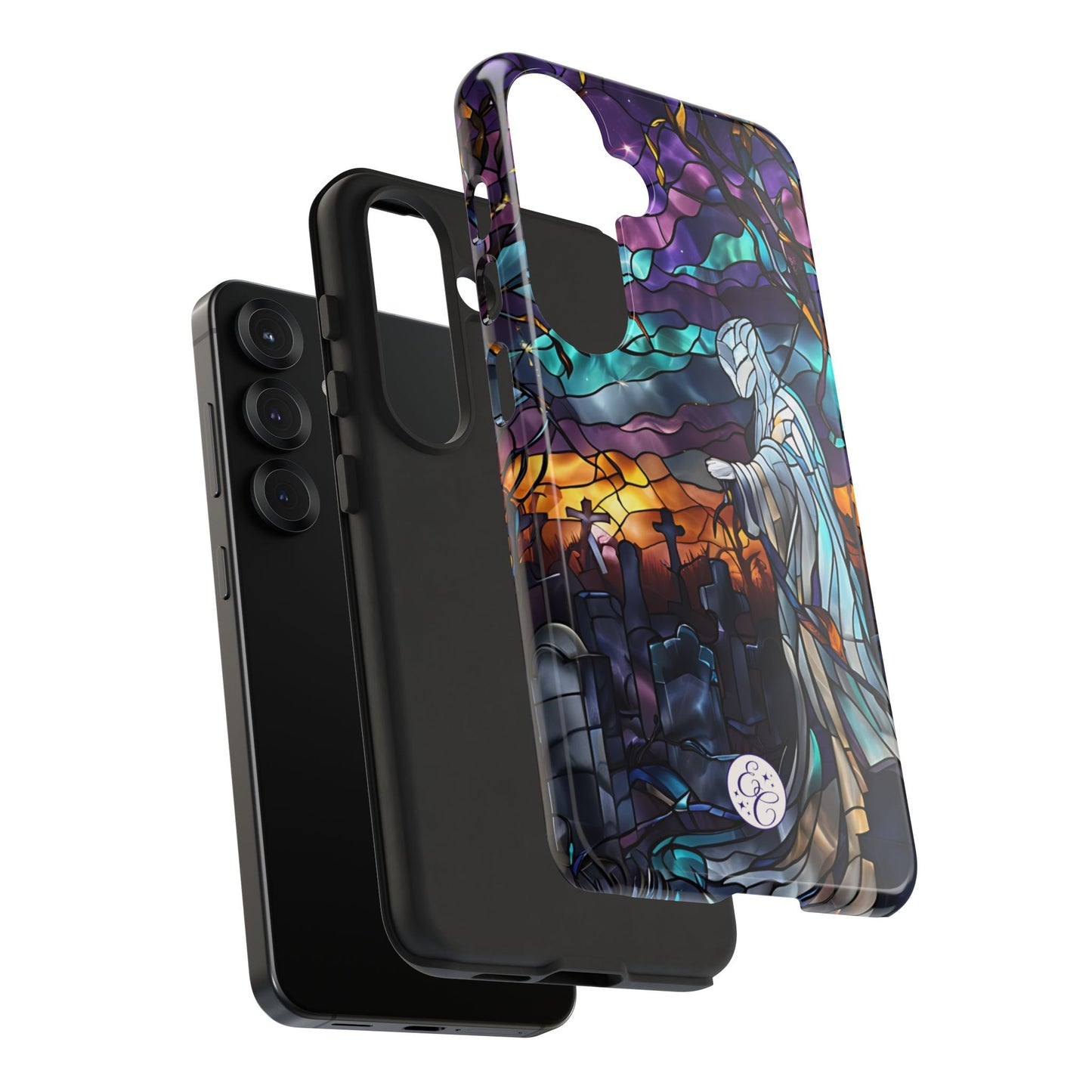 Stained Glass Ghost Tough Phone Case