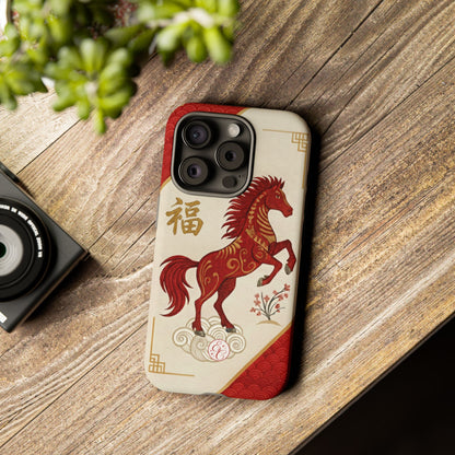 Chinese Zodiac Horse Tough Phone Case
