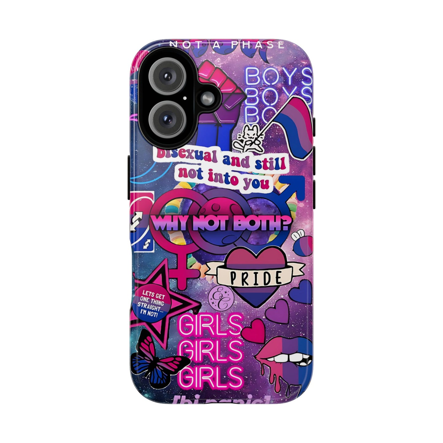 Bisexual Pop Art Tough Phone Case