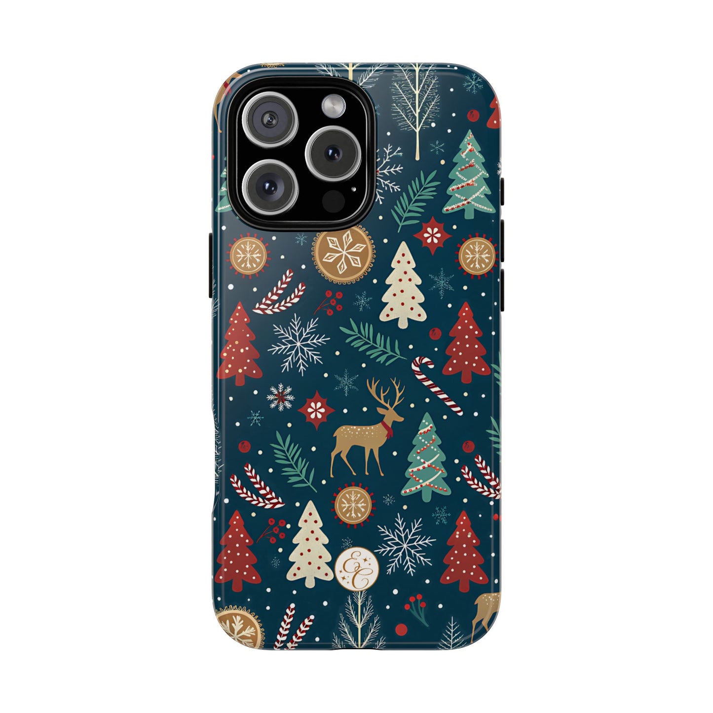 Christmas Holiday Pattern Tough Phone Case