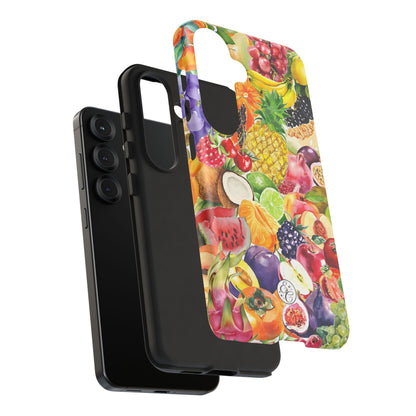 Colorful Fruits Collage Tough Phone Case