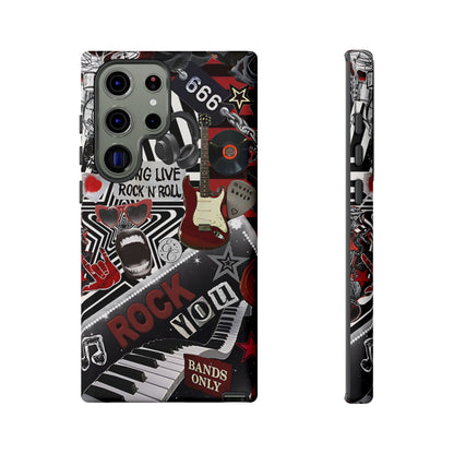 Rock and Roll Collage Tough Phone Case