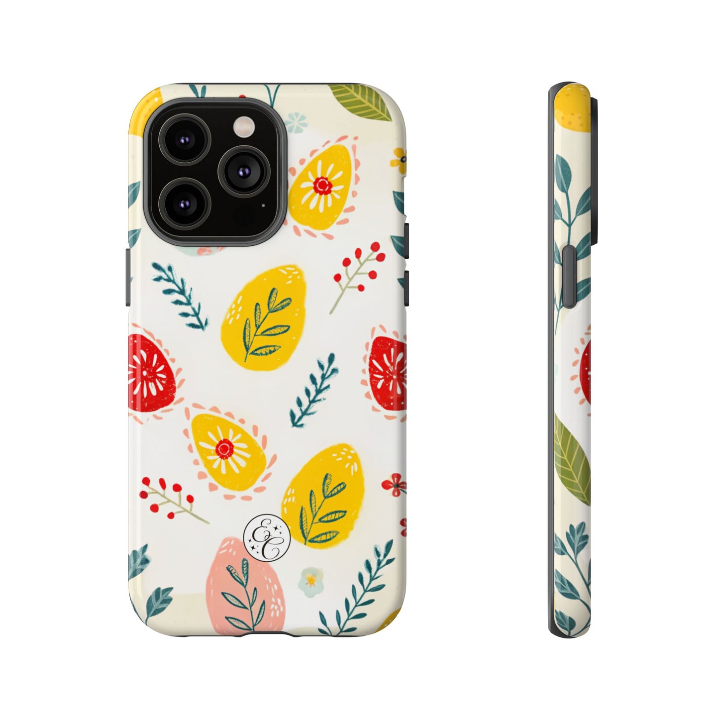 Colorful Easter Egg Pattern Tough Phone Case