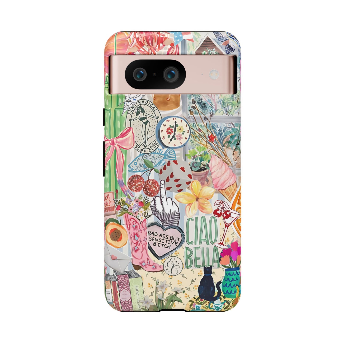 Coquette Art Collage Tough Phone Case