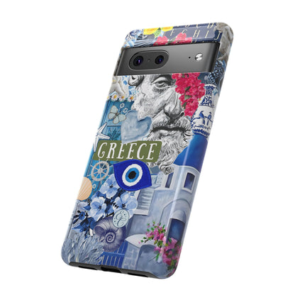 Greek Summer Collage Tough Phone Case