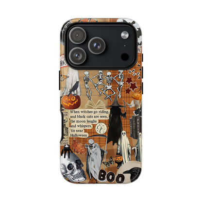 Halloween Spooky Collage Tough Phone Case