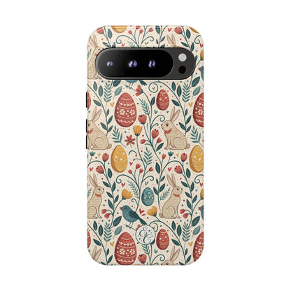 Vintage Easter Pattern Tough Phone Case