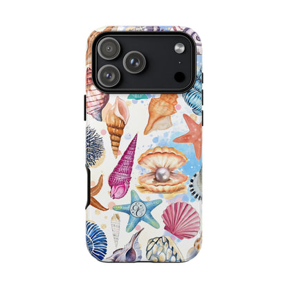 Colorful Sea Shells Tough Phone Case