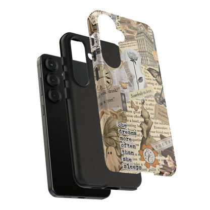 Library Romance Collage Tough Phone Case