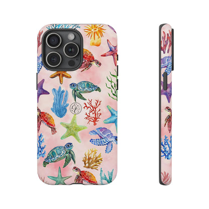 Colorful Marine Life Tough Phone Case