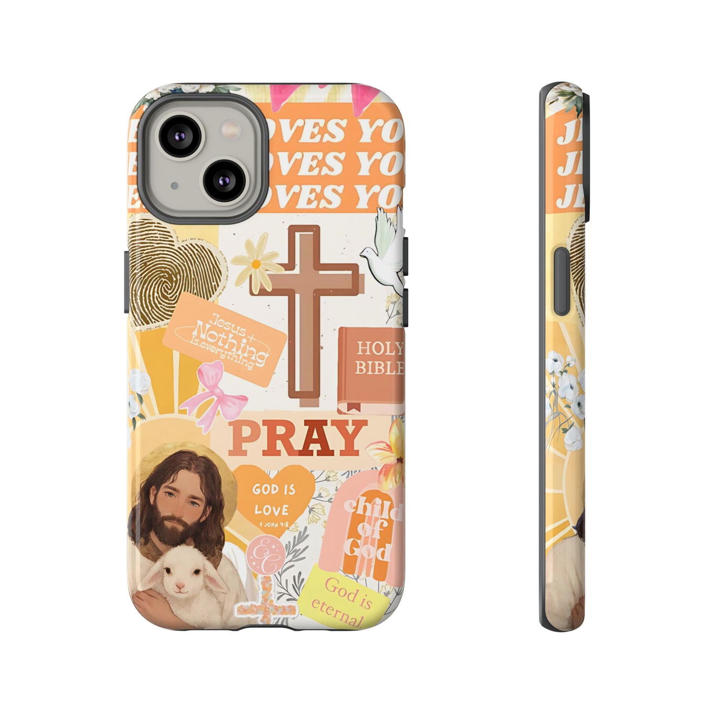 Christian Collage Tough Phone Case