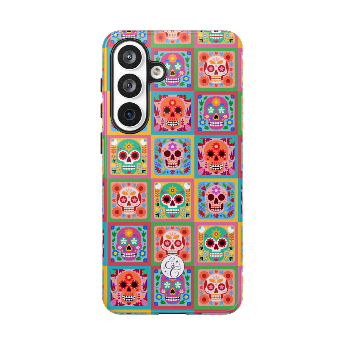 Colorful Sugar Skull Halloween Phone Case