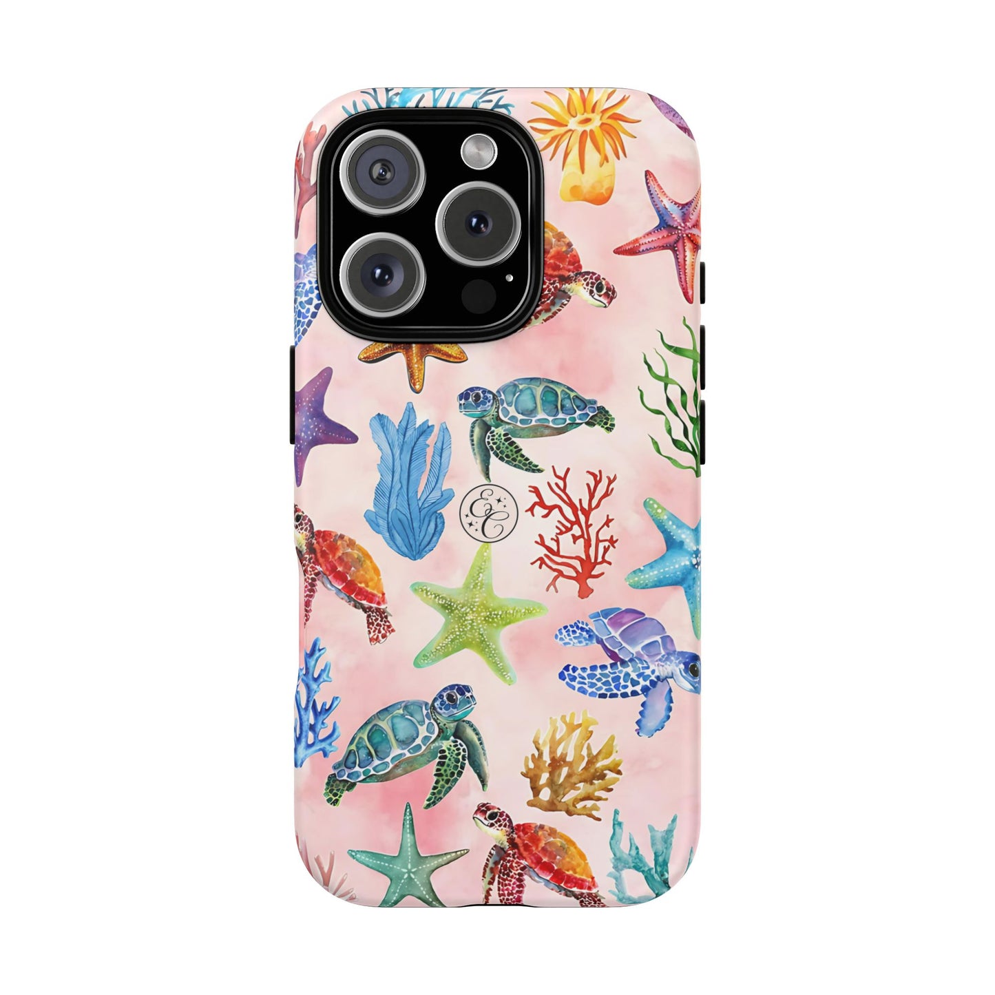 Colorful Marine Life Tough Phone Case