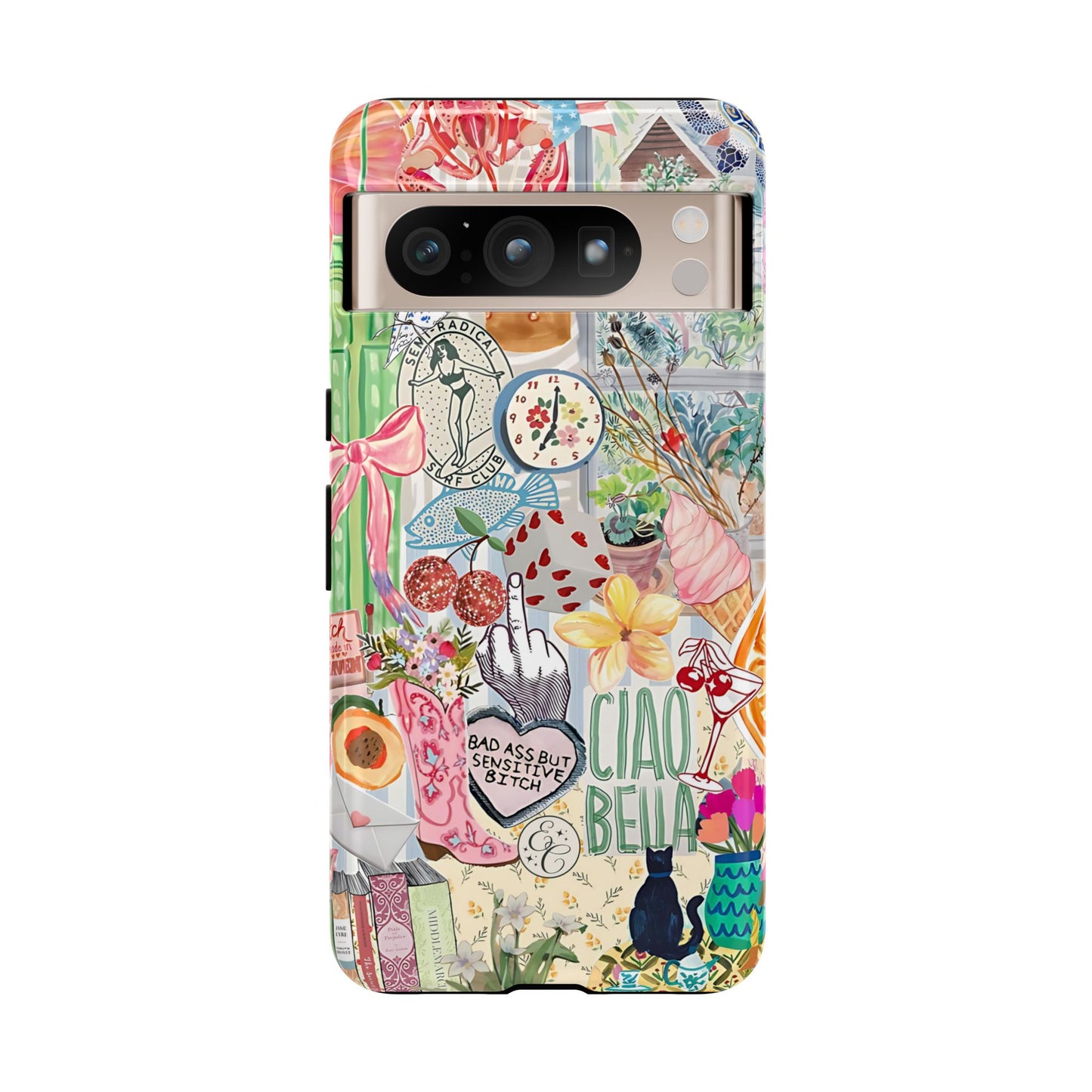 Coquette Art Collage Tough Phone Case