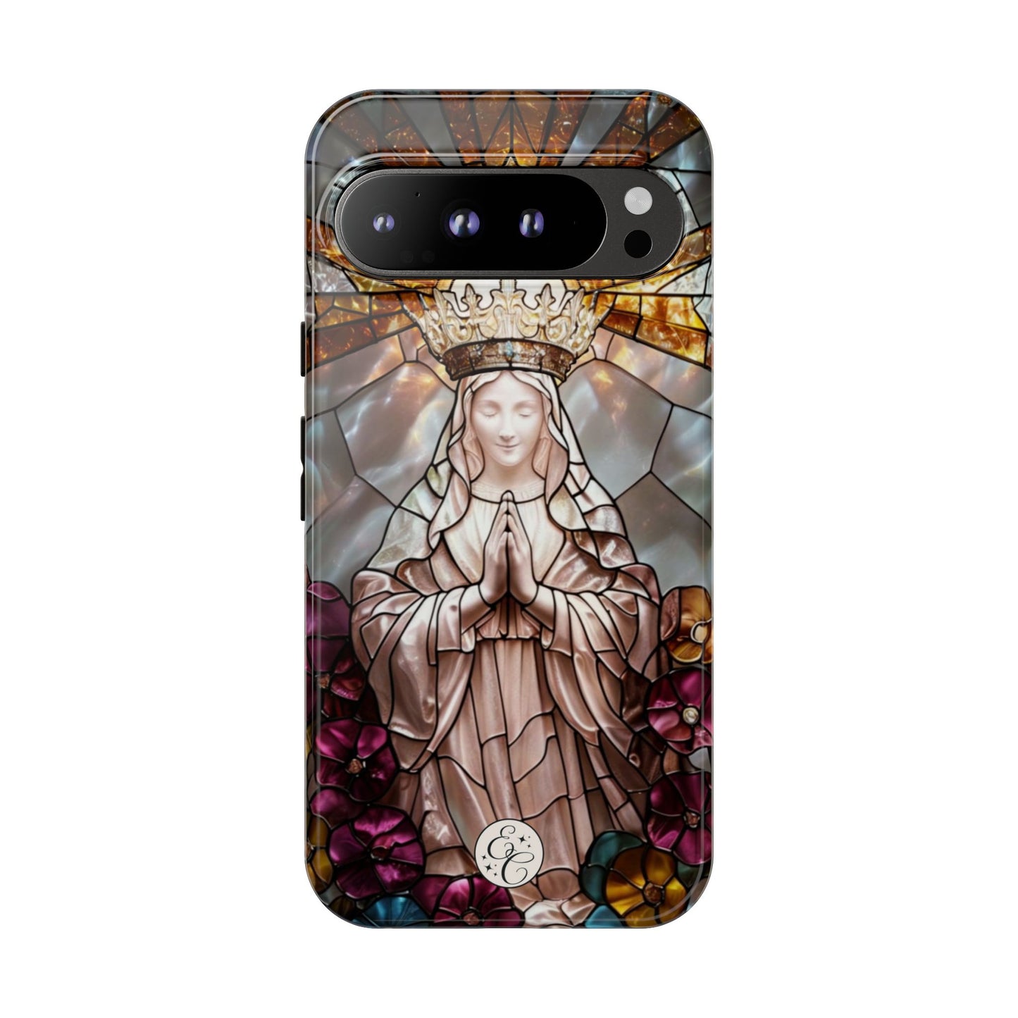 Virgin Mary Stained Glass Tough Phone Case