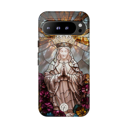 Virgin Mary Stained Glass Tough Phone Case