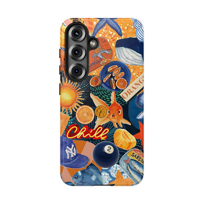 Nautical and Citrus Tough Phone Case