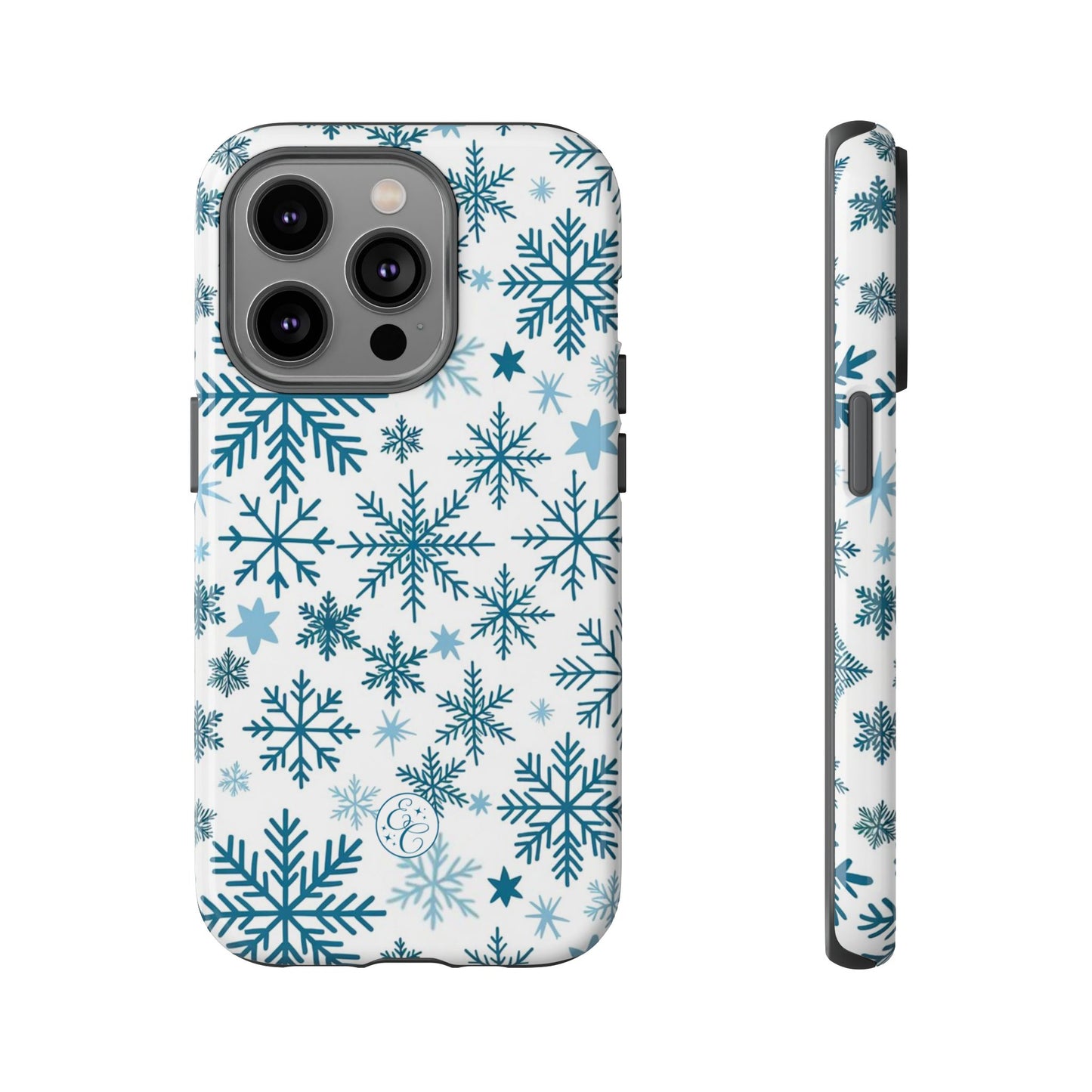 Winter Snowflakes Pattern Tough Phone Case