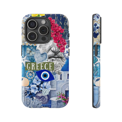 Greek Summer Collage Tough Phone Case