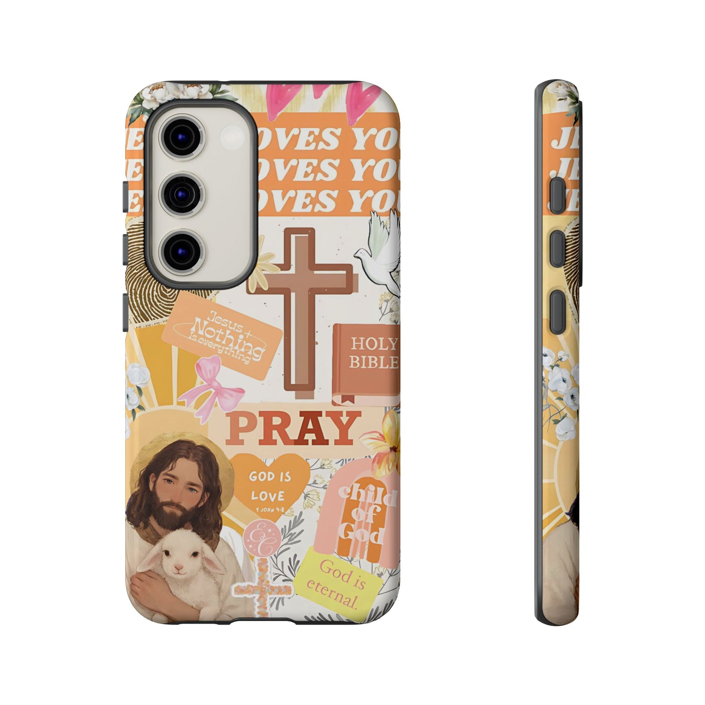 Christian Collage Tough Phone Case