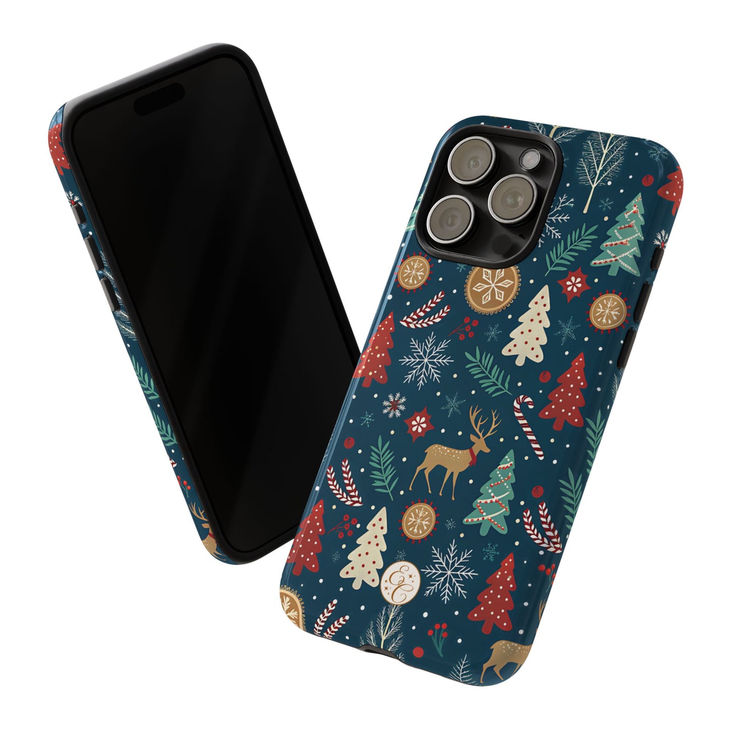 Christmas Holiday Pattern Tough Phone Case
