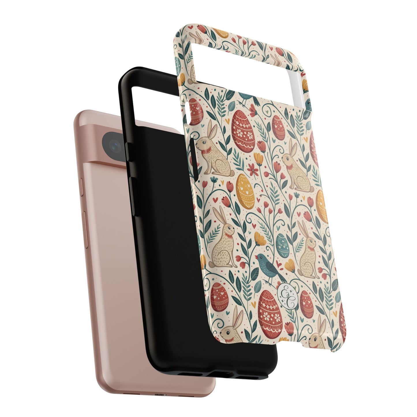 Vintage Easter Pattern Tough Phone Case