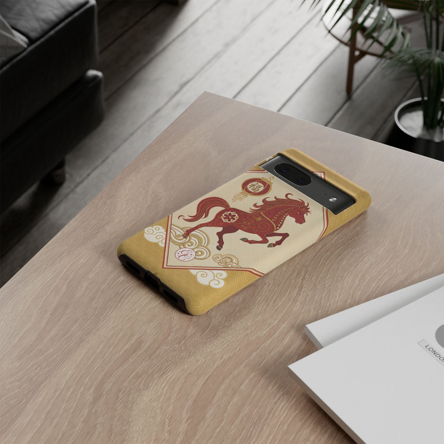 Chinese New Year Lucky Horse Tough Phone Case