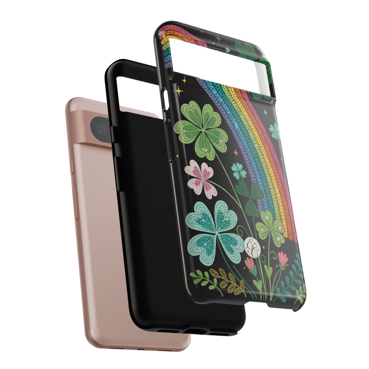 Rainbow & Shamrock Tough Phone Case