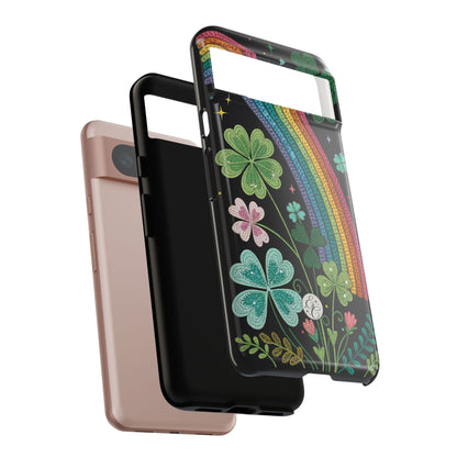 Rainbow & Shamrock Tough Phone Case