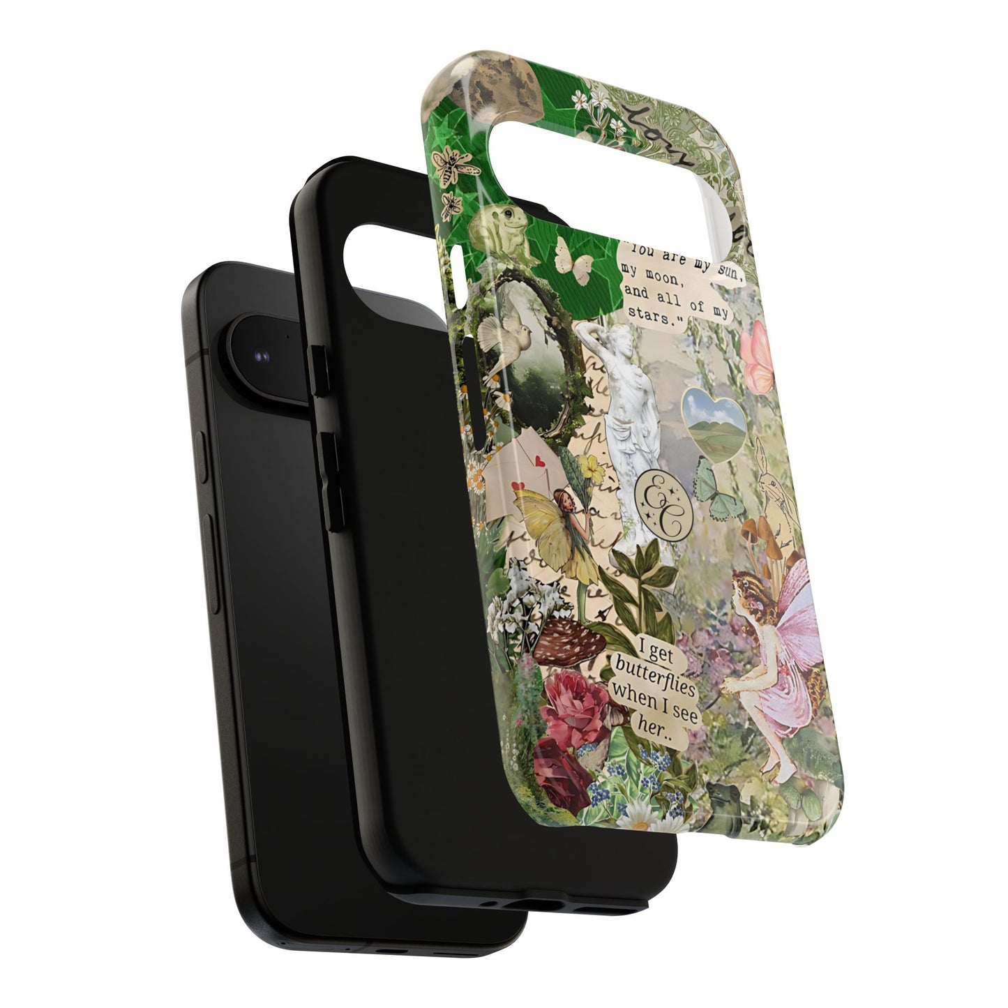 Vintage Botanical Collage Tough Phone Case