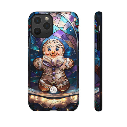 Gingerbread Man Stained Glass Tough Phone Case