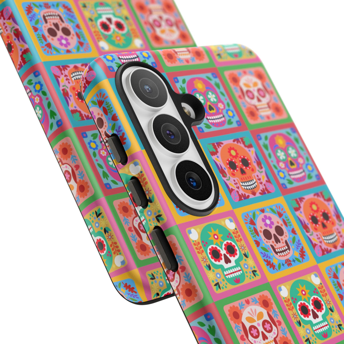 Colorful Sugar Skull Halloween Phone Case
