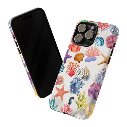 Coral & Sea Shells Tough Phone Case