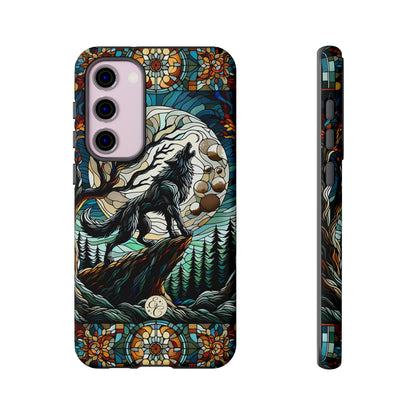 Howling Wolf Tough Phone Case