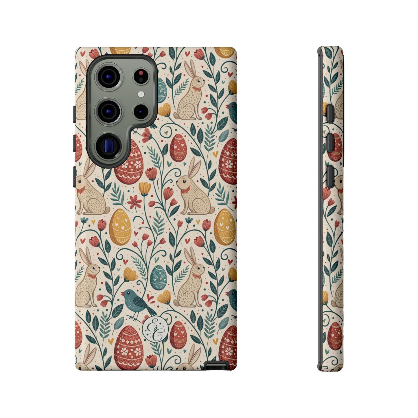 Vintage Easter Pattern Tough Phone Case