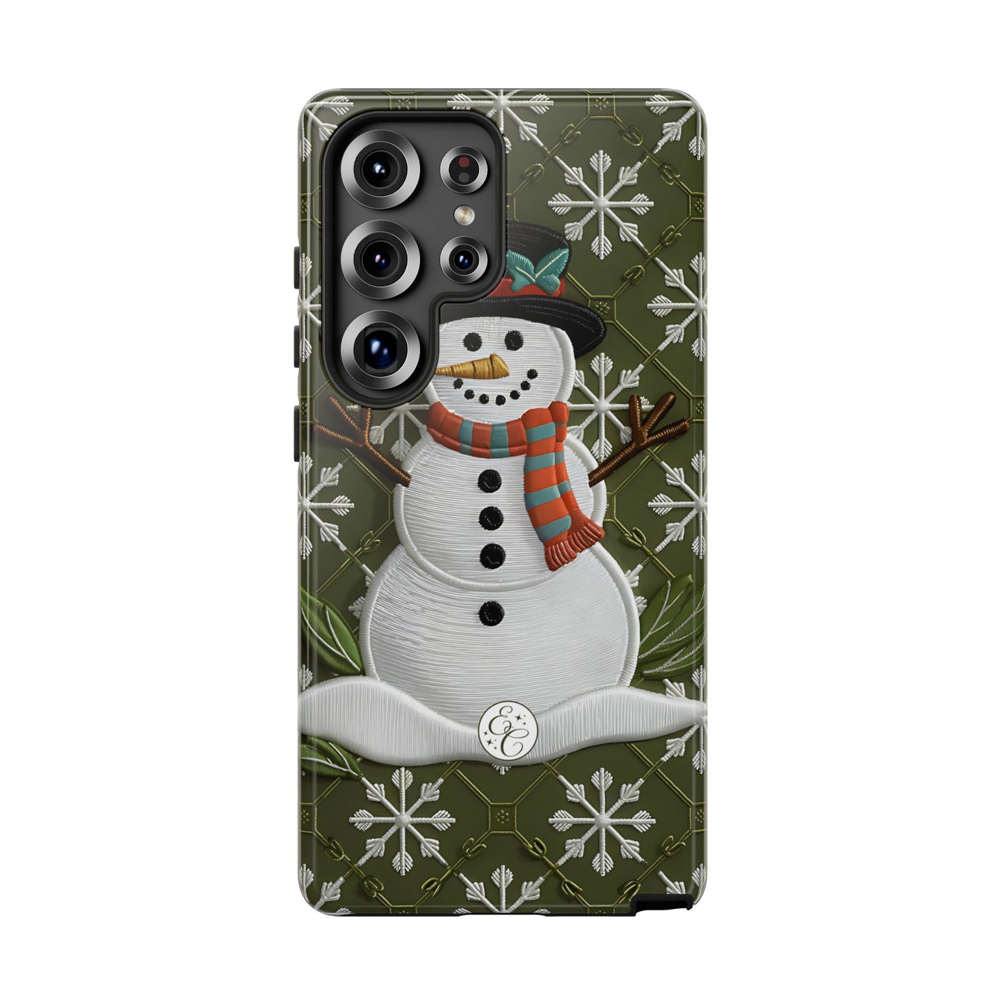 Christmas Snowman Tough Phone Case