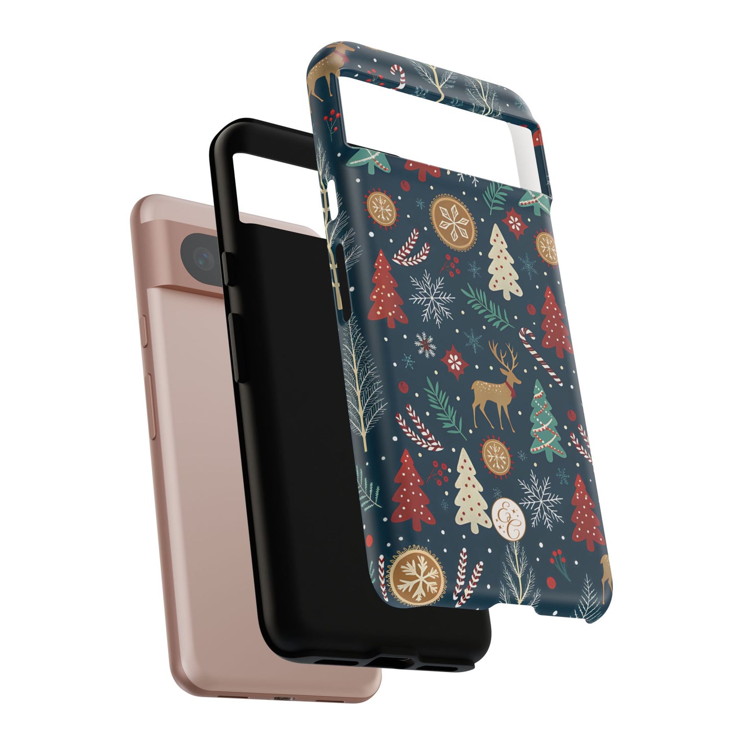 Christmas Holiday Pattern Tough Phone Case