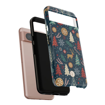 Christmas Holiday Pattern Tough Phone Case