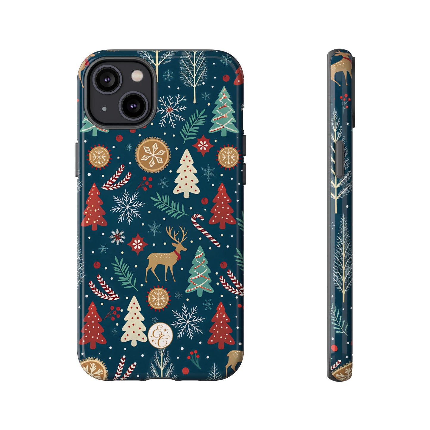 Christmas Holiday Pattern Tough Phone Case