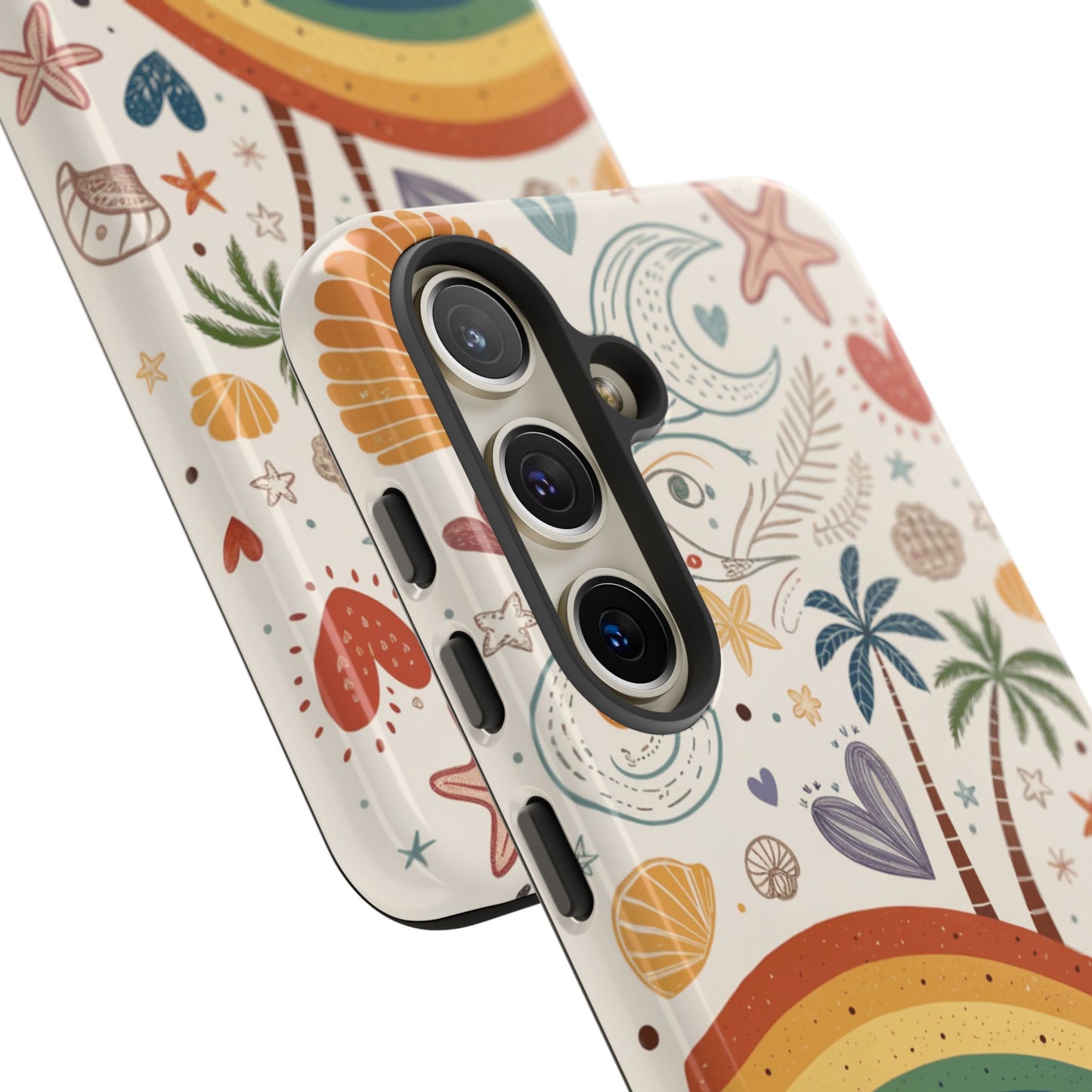 Rainbow Pride Boho Beach Tough Phone Case