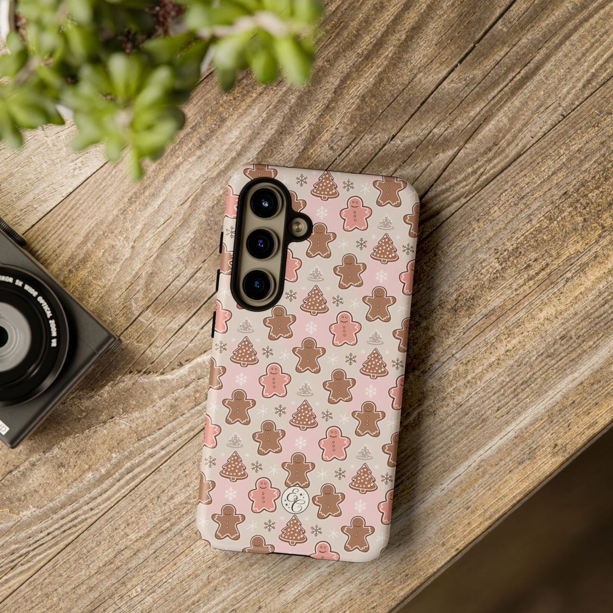 Gingerbread Men & Xmas Tree Pattern Phone Case