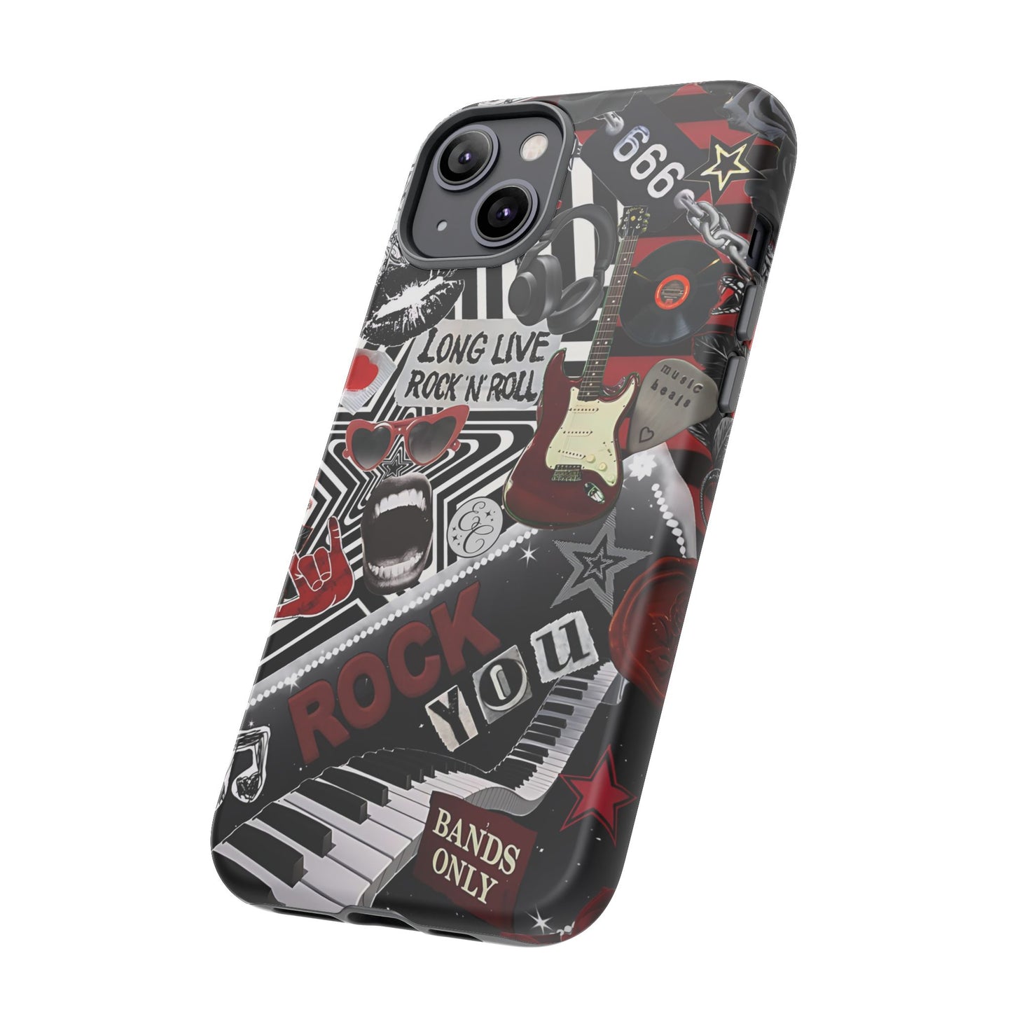 Rock and Roll Collage Tough Phone Case