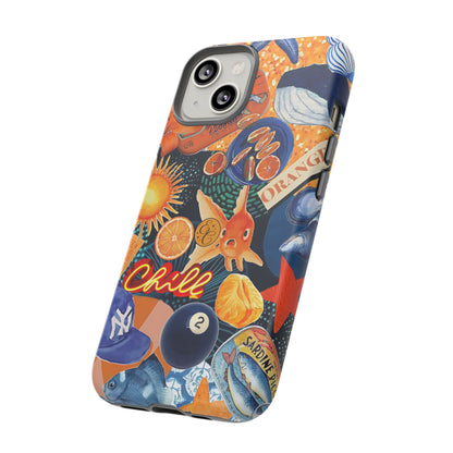 Nautical and Citrus Tough Phone Case