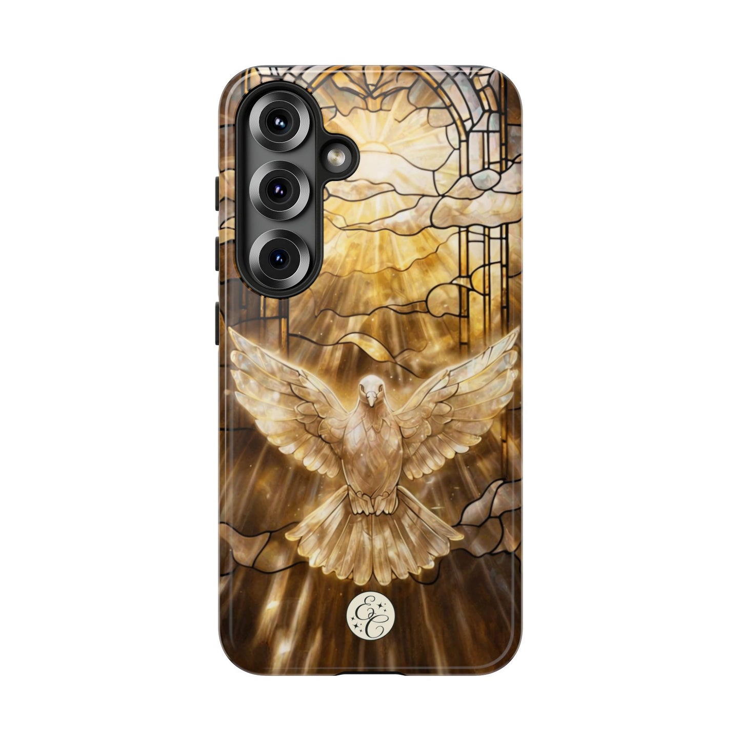 Holy Spirit Stained Glass Tough Phone Case